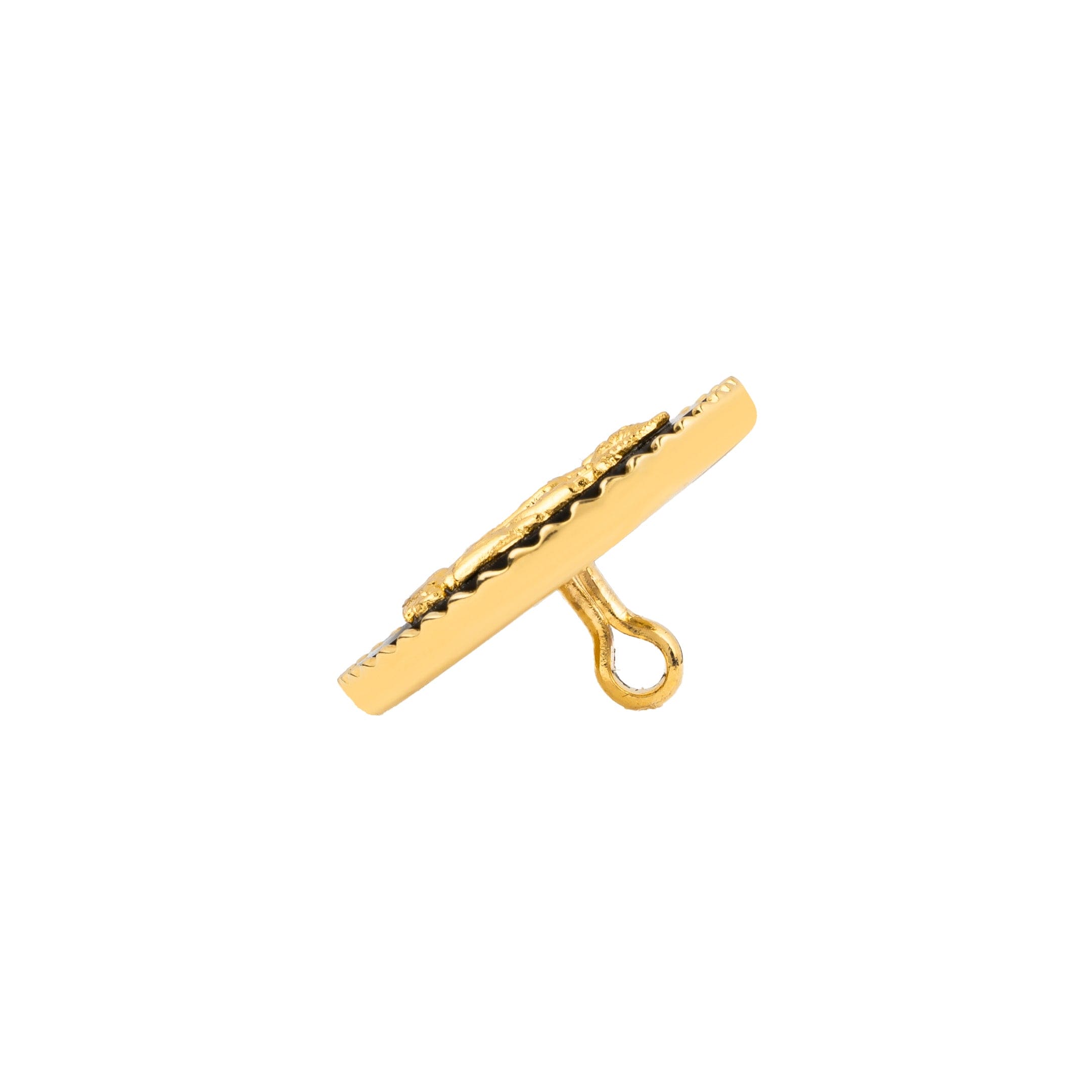 Mewar Clan Gold Plated Black Buttons