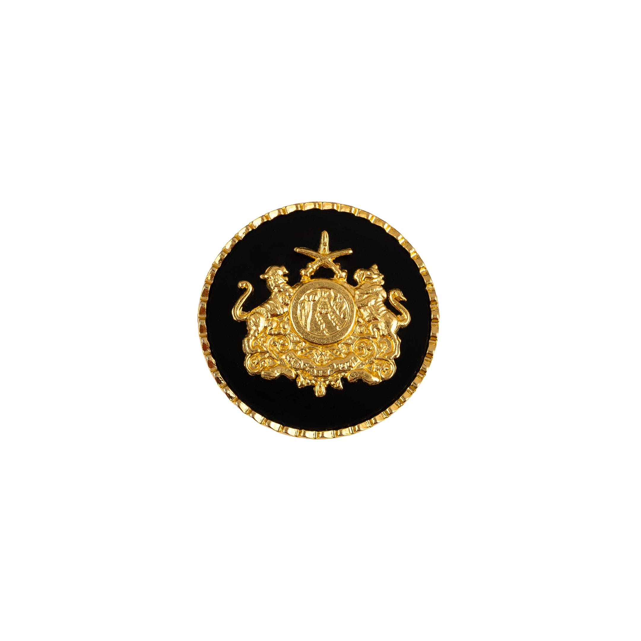 Sirohi Clan Gold Plated Black Buttons