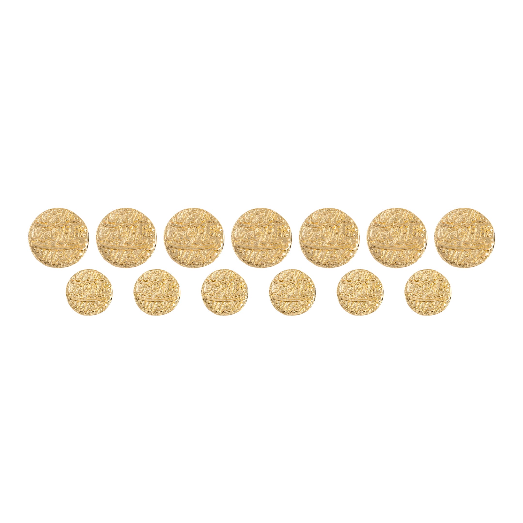 Gold Plated Mohar Suit Buttons