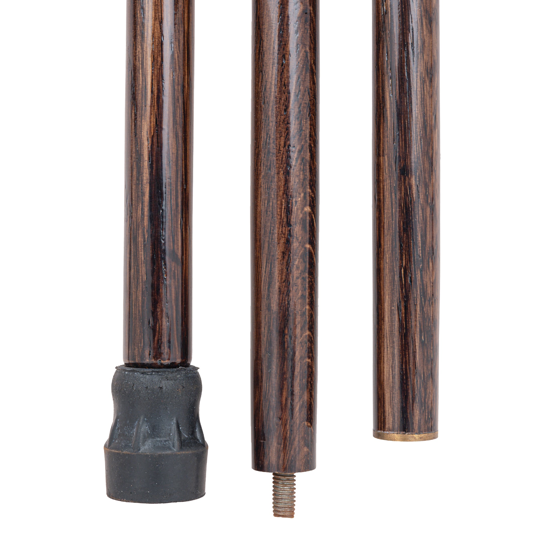 Premium Indian Rosewood Folding Walking Stick with Ergonomic Crook Handle