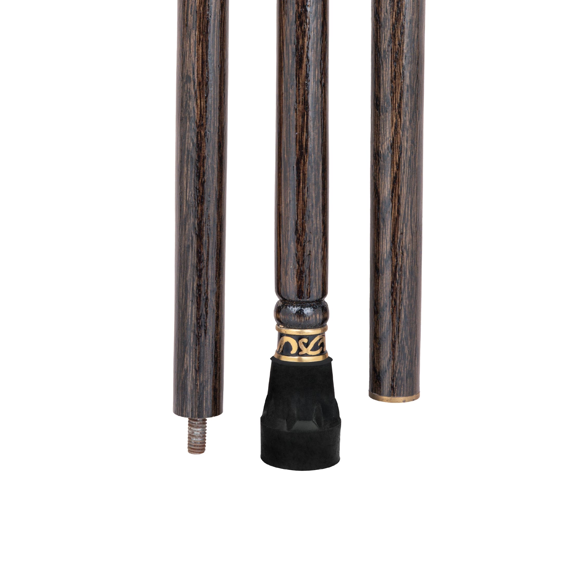 Horseleg Inspired walking Stick crafted in Walnut Shade Indian Rosewood