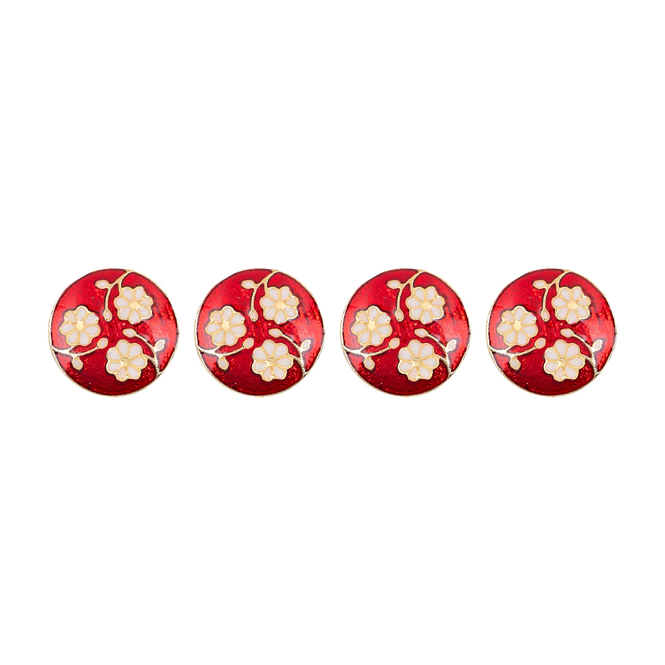 Rajasthani Guldaudi Flower Handcrafted Gold Plated Kurta Button