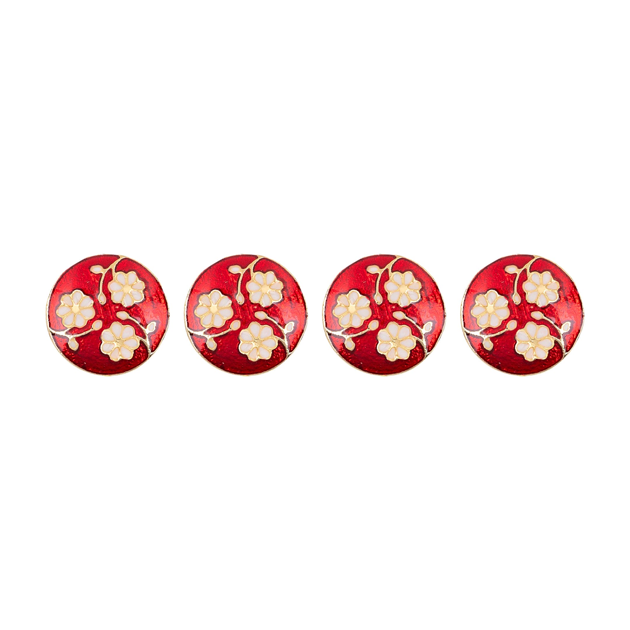 Rajasthani Guldaudi Flower Handcrafted Gold Plated Kurta Button