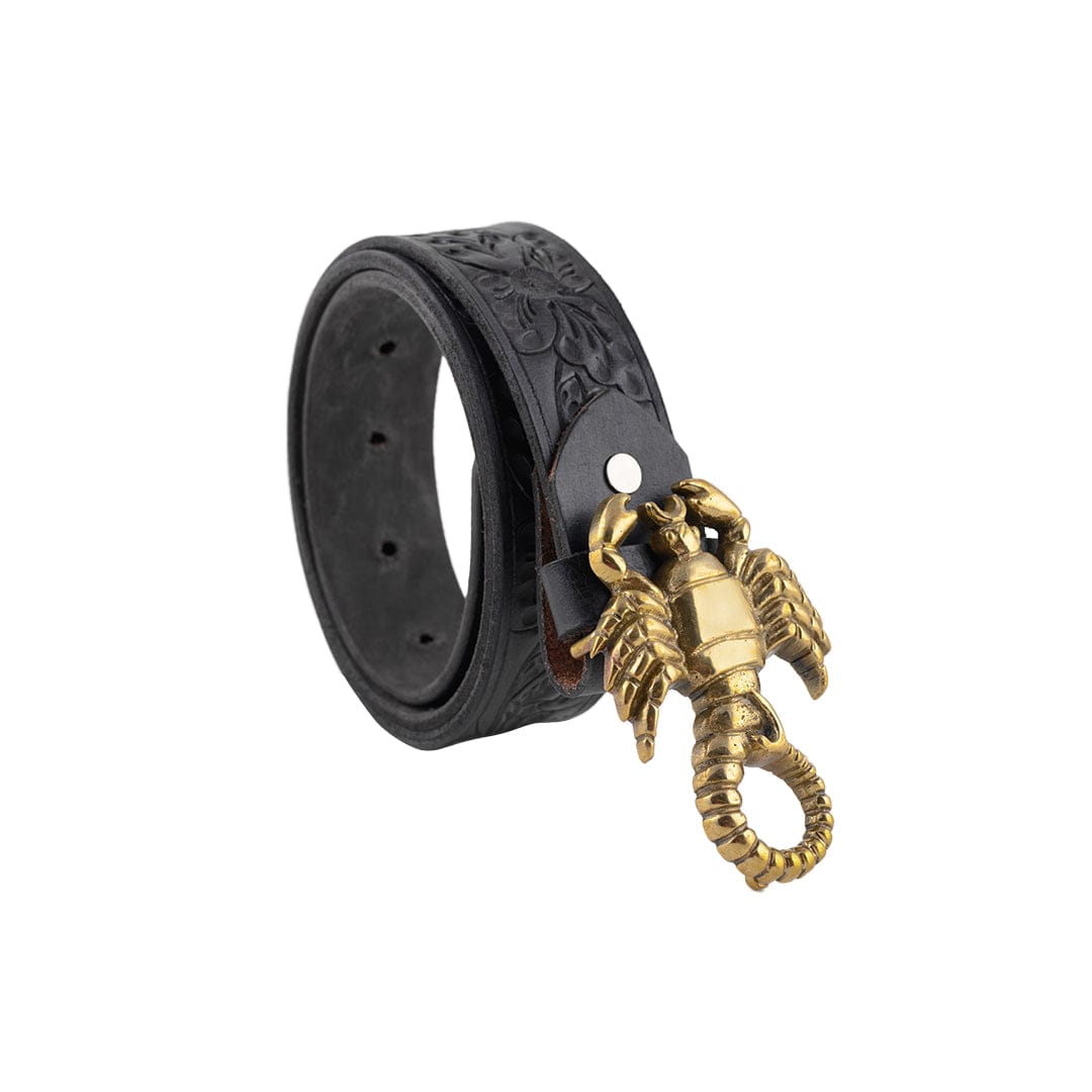 Handcrafted Brass Metallic Scorpion Belt | stylish belts for mens | JRT Handicrafts