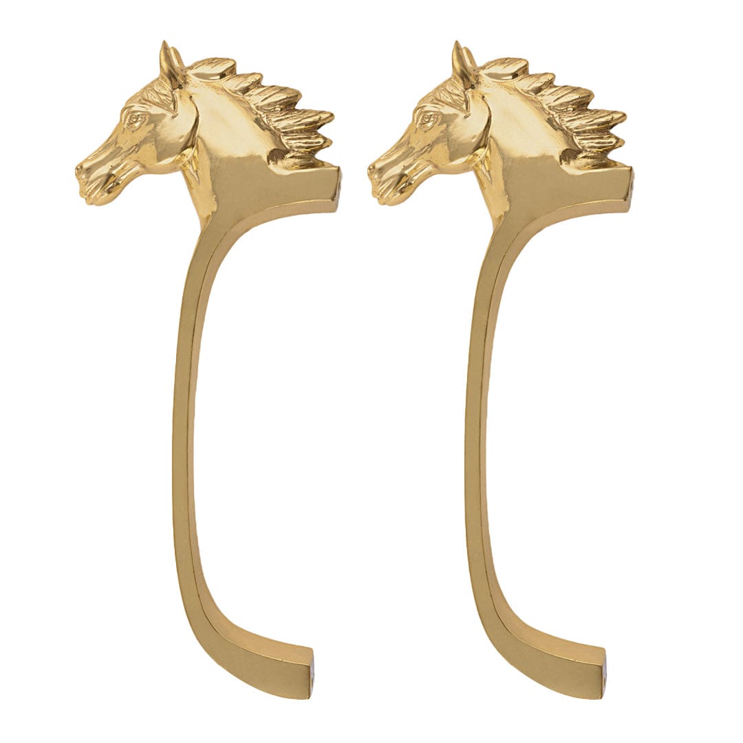 Luxurious Stallion Head Brass Metal Door Handle | handcrafted brass door handles | JRT Handicrafts