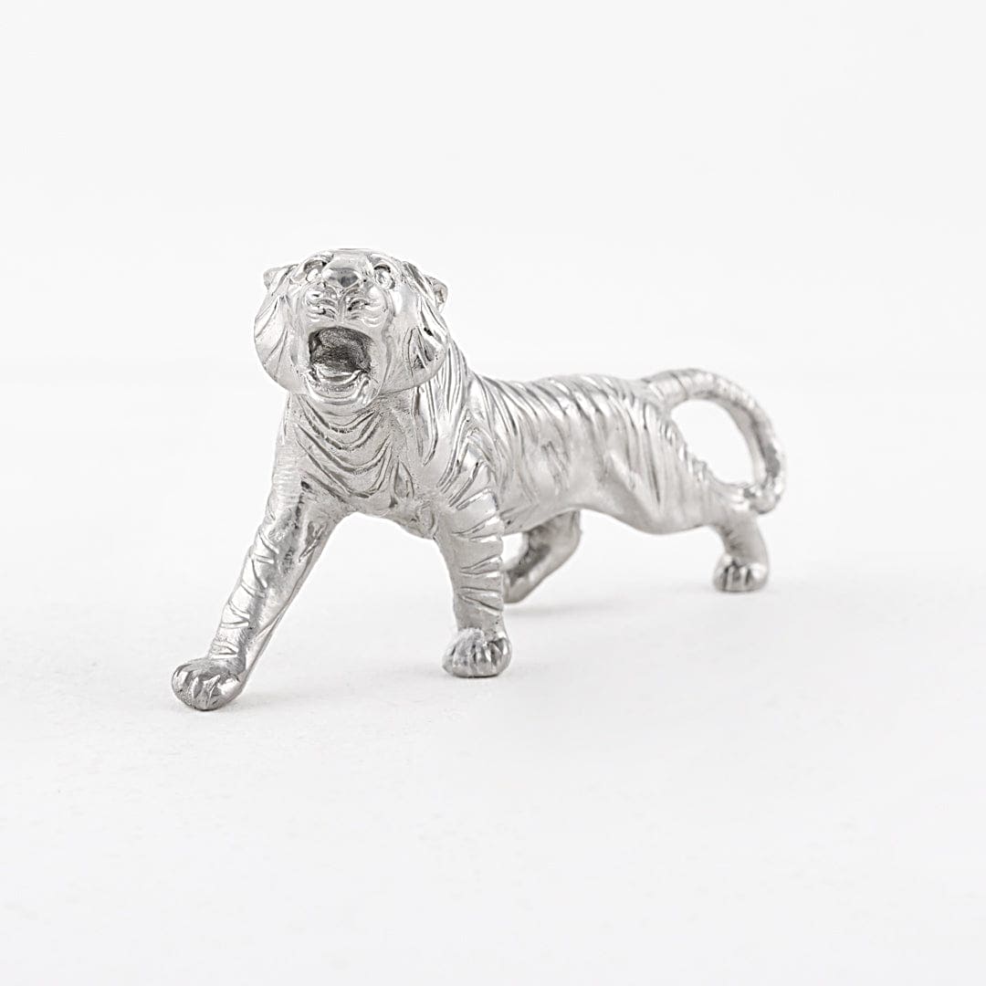 Handcrafted Brass Metallic Tiger | office table decoration items | premium home decor gift items | JRT Handicrafts