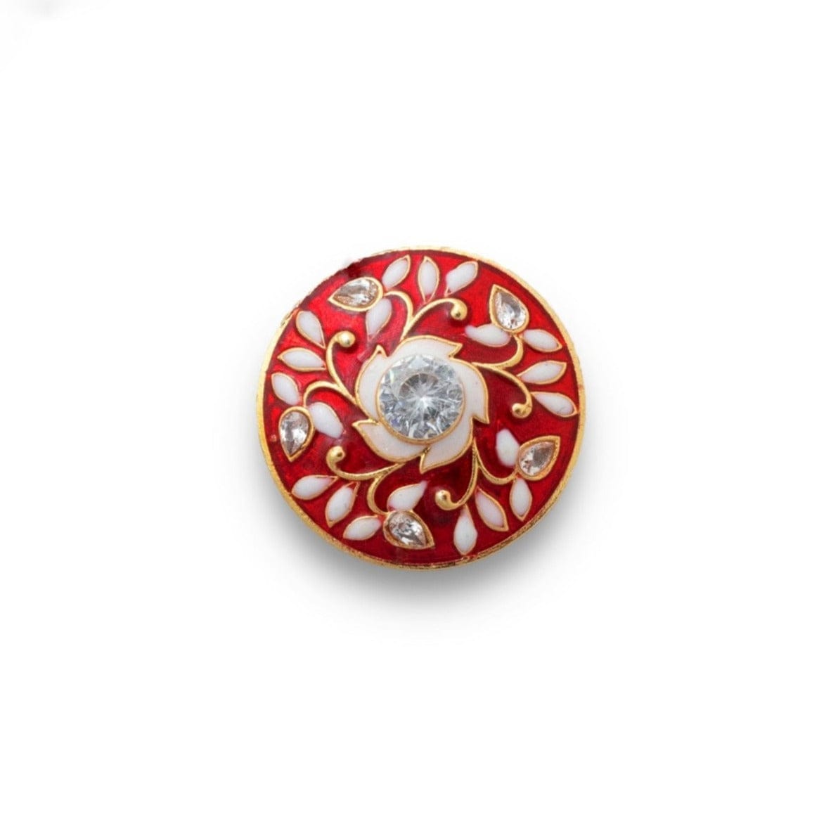 Buy Red Floral Buttons Online, Fancy Buttons For Kurta & Coats