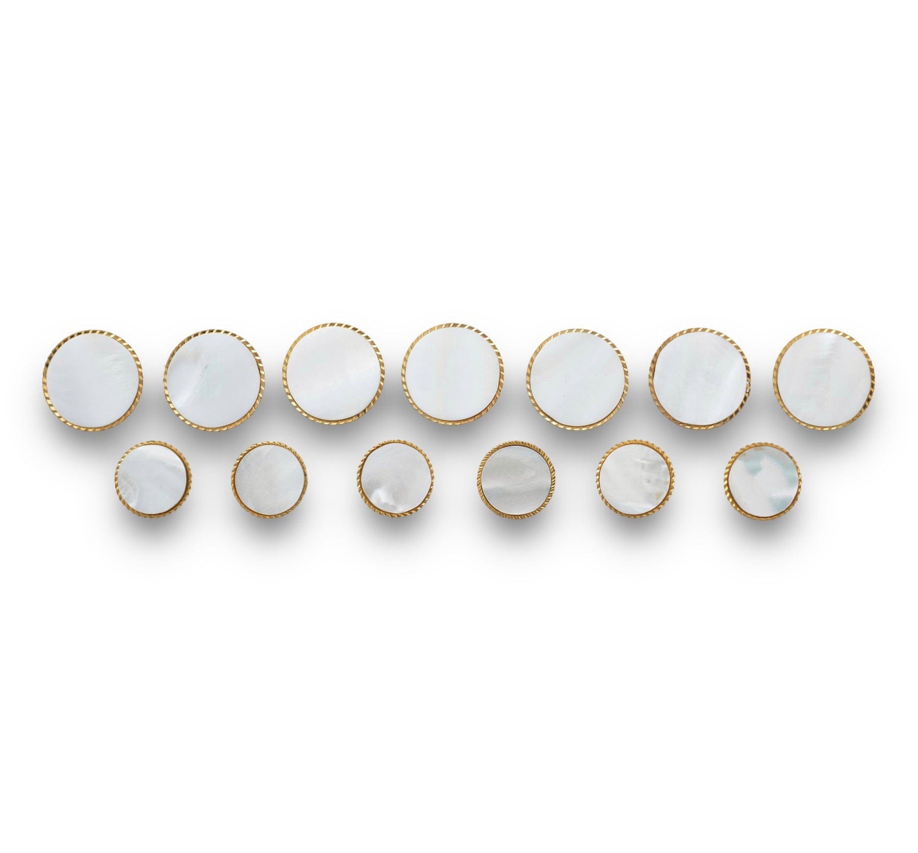 Classic Mother Of Pearl Buttons | Sherwani Buttons | White Buttons | JRT Handicrafts