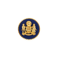 Mewar Clan Gold Plated Blue Buttons