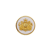 Sirohi Clan Gold Plated White Buttons