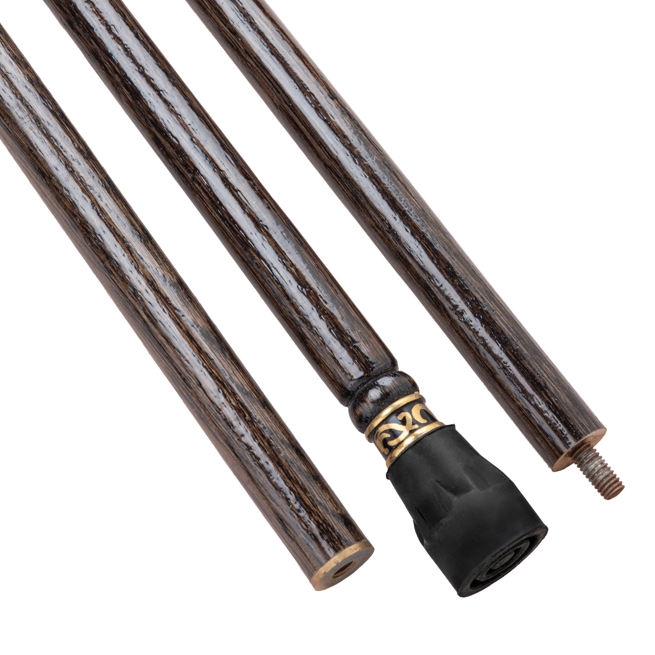 Horseleg Inspired walking Stick crafted in Walnut Shade Indian Rosewood