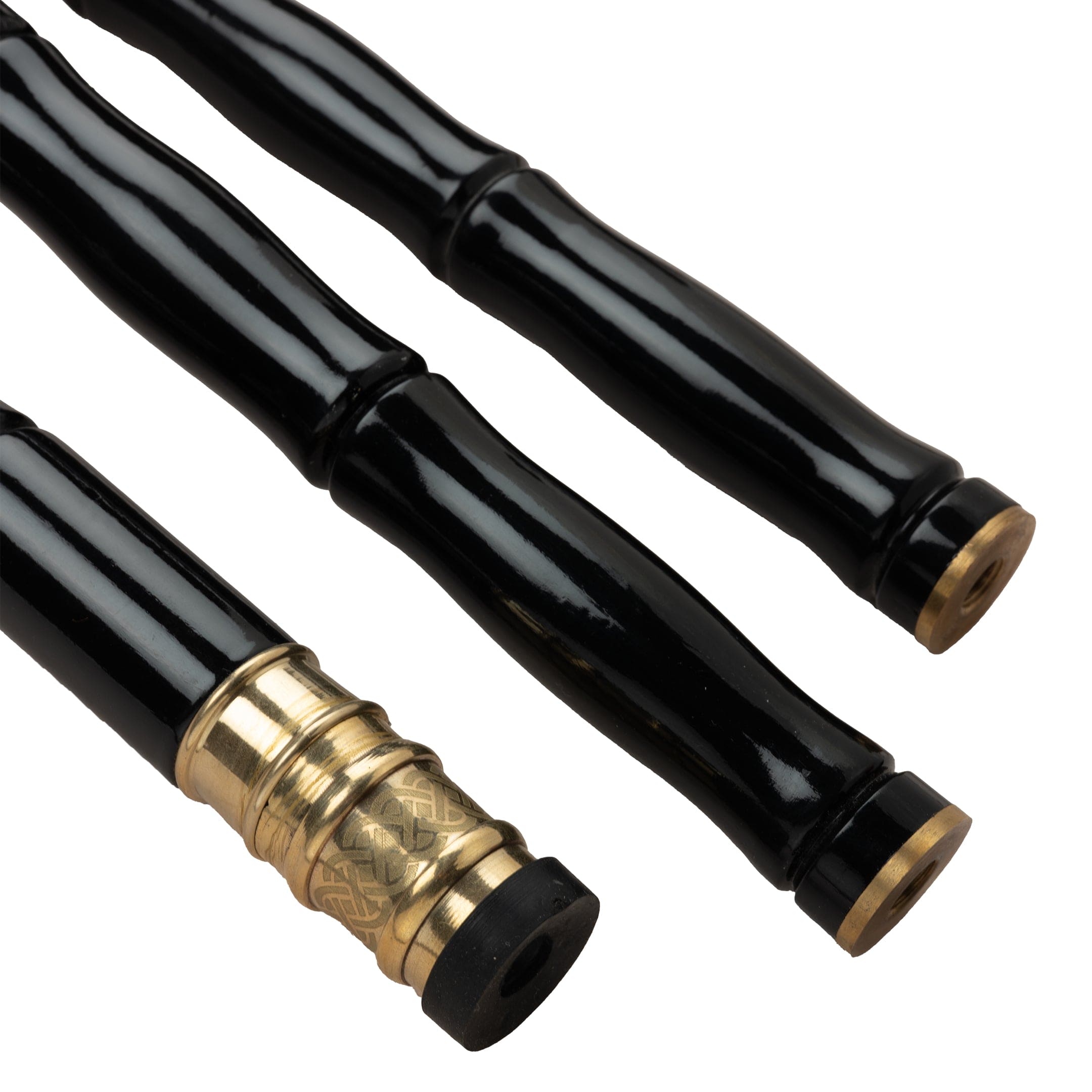 Antique Brass Cobra Head Handle Walking Stick crafted three fold in Beech Wood