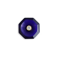 Blue Onyx Concave Buttons