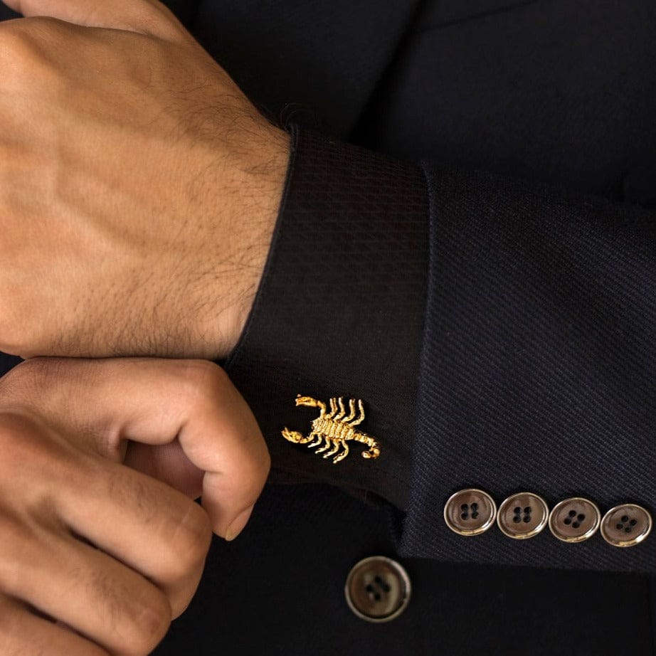 Scorpion Cufflinks For Men | Best cufflinks gift set | JRT Handicrafts