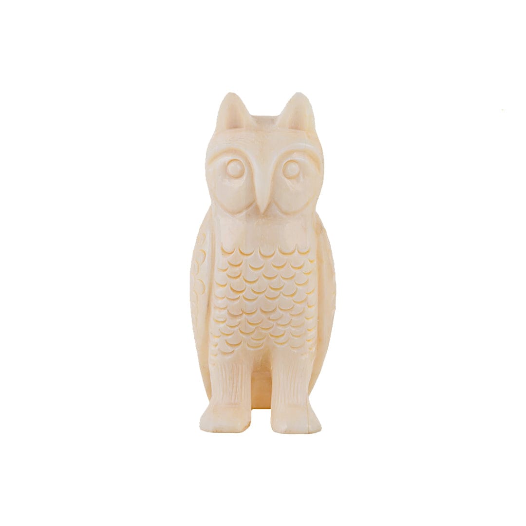 Handcrafted Bone Inlay Owl | centre table decoration items | home decor gifts | JRT Handicrafts