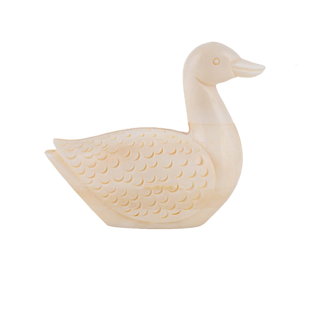 Handcrafted Bone Inlay Duck Paperweight | centre table decoration items | home decor gifts | JRT Handicrafts