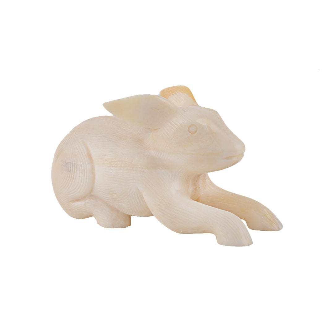 Handcrafted Bone Inlay Rabbit Paperweight | office table decoration items | home decor gift items | JRT Handicrafts