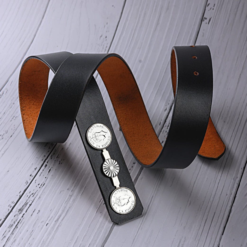 Western Silver Coin Buckle Belt | stylish belts for mens | JRT Handicrafts