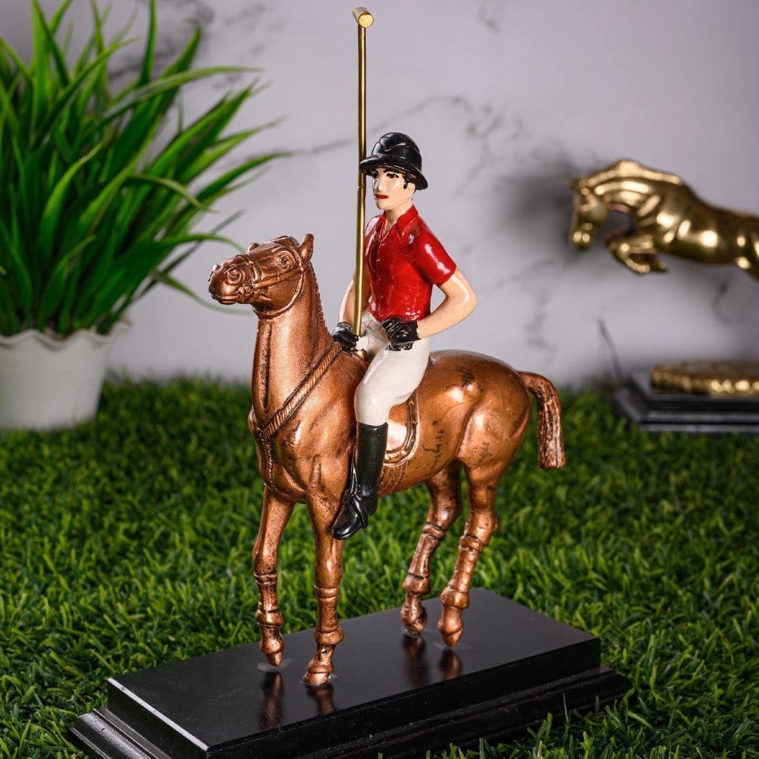 Handcrafted Equestrian Statue | table decor items | JRT Handicrafts