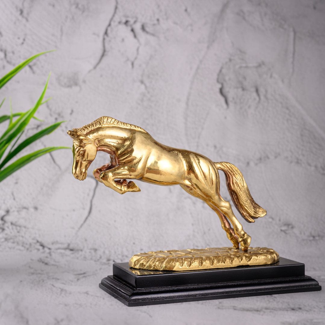 Handcrafted Running Horse Statue | office table decoration items | home decor showpiece | JRT Handicrafts