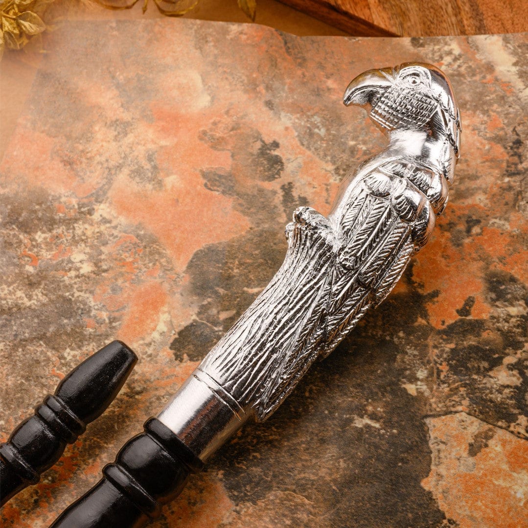 Handcrafted Peacock Walking Stick - Aluminum | JRT Handicrafts